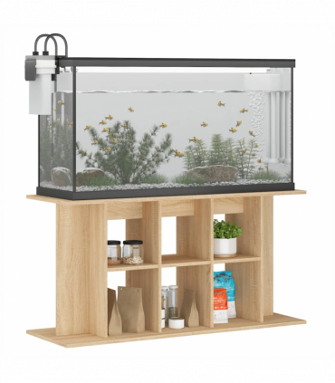 vidaXL Aquarium Stand Sonoma Oak 120x40x60 cm Engineered Wood