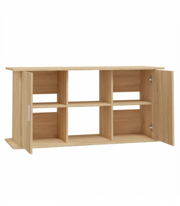 vidaXL Aquarium Stand Sonoma Oak 121x41x58 cm Engineered Wood