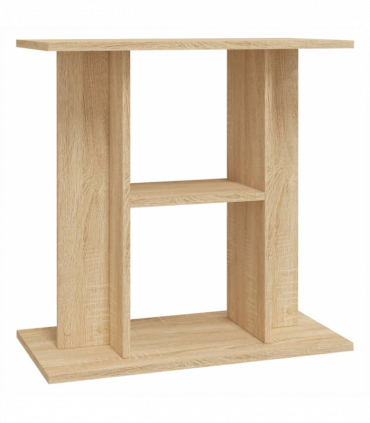 vidaXL Aquarium Stand Sonoma Oak 60x30x60 cm Engineered Wood