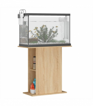vidaXL Aquarium Stand Sonoma Oak 75x36x72.5 cm Engineered Wood