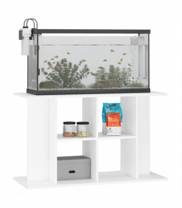 vidaXL Aquarium Stand White 100x40x60 cm Engineered Wood