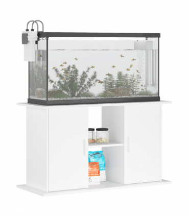 vidaXL Aquarium Stand White 101x41x58 cm Engineered Wood