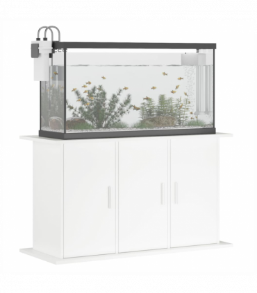 vidaXL Aquarium Stand White 101x41x58 cm Engineered Wood