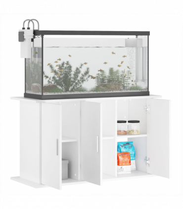 vidaXL Aquarium Stand White 101x41x58 cm Engineered Wood
