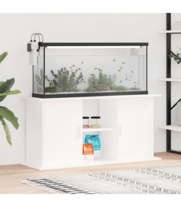 vidaXL Aquarium Stand White 121x41x58 cm Engineered Wood
