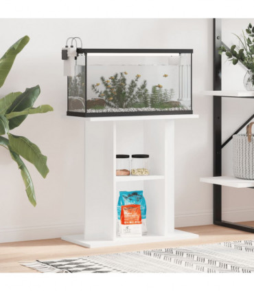vidaXL Aquarium Stand White 60x30x60 cm Engineered Wood