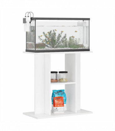 vidaXL Aquarium Stand White 60x30x60 cm Engineered Wood
