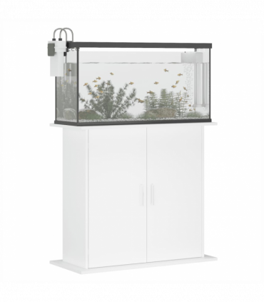 vidaXL Aquarium Stand White 81x36x73 cm Engineered Wood