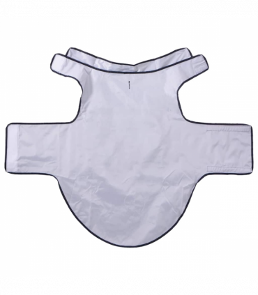 vidaXL Dog Raincoat with Reflective Strips Polyester Navy Blue 3XL