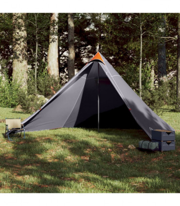 vidaXL Family Tent Tipi 7-Person Orange Waterproof