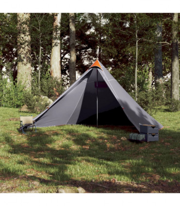 vidaXL Family Tent Tipi 7-Person Orange Waterproof