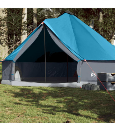 vidaXL Family Tent Tipi 8-Person Blue Waterproof