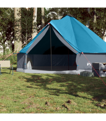 vidaXL Family Tent Tipi 8-Person Blue Waterproof