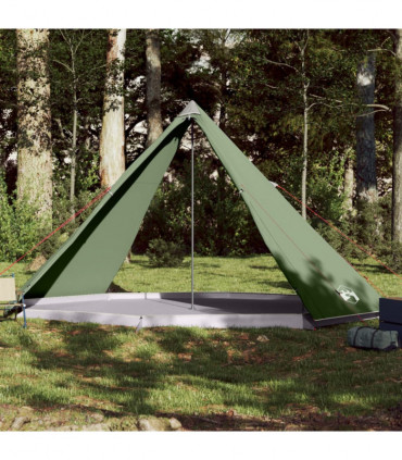 vidaXL Family Tent Tipi 8-Person Green Waterproof