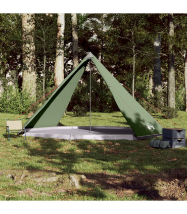 vidaXL Family Tent Tipi 8-Person Green Waterproof