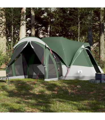 vidaXL Family Tent Tipi 8-Person Green Waterproof