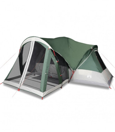 vidaXL Family Tent Tipi 8-Person Green Waterproof