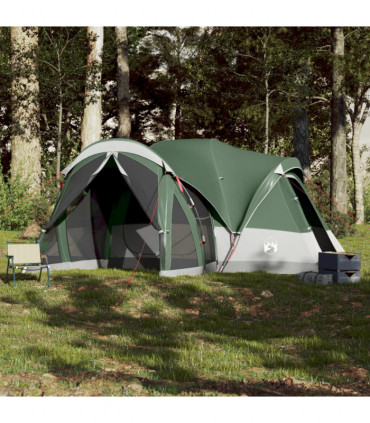 vidaXL Family Tent Tipi 8-Person Green Waterproof