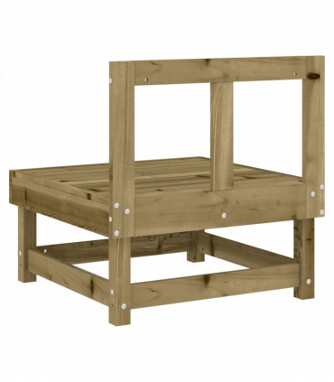 vidaXL Garden Middle Sofa Impregnated Wood Pine