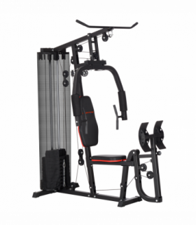 SPORTNOW Home Gym Machine Compact Multi Gym with 45kg Weight Stack