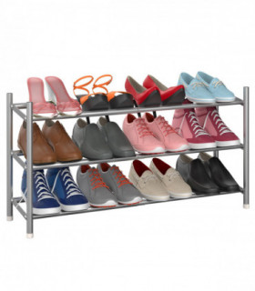 VINSANI SHOE 3 TIER GREY 1010274