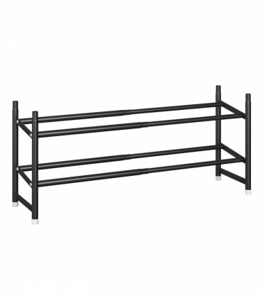 VINSANI SHOE RACK 2 TIER BLACK 1010271