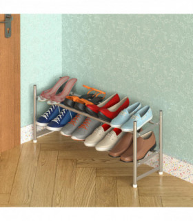 VINSANI SHOE RACK 2 TIER GREY 1010272