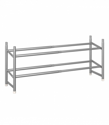 VINSANI SHOE RACK 2 TIER GREY 1010272