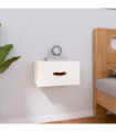 Wall-mounted Bedside Cabinet White 40x29.5x22 cm