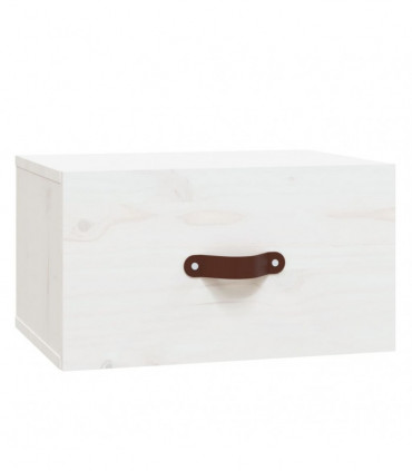 Wall-mounted Bedside Cabinet White 40x29.5x22 cm