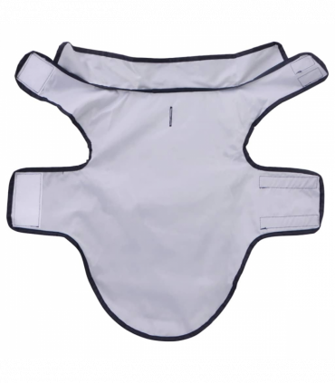 vidaXL Dog Raincoat with Reflective Strips Polyester Navy Blue XS