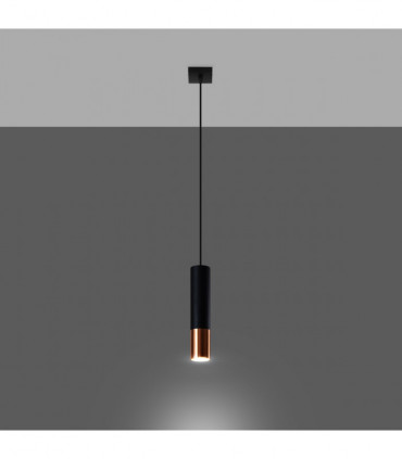 Pendant lamp steel Loopez modern Design GU10