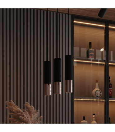 Pendant lamp steel Loopez modern Design GU10