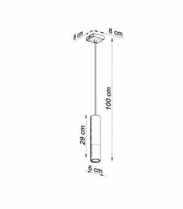 Pendant lamp steel Loopez modern Design GU10