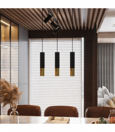 Pendant lamp steel Loopez modern Design GU10