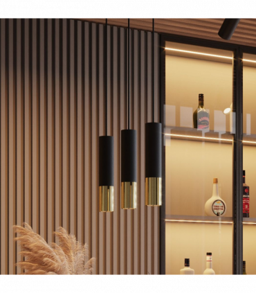 Pendant lamp steel Loopez modern Design GU10