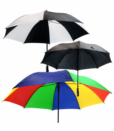 Golf Umbrella 27" Waterproof With Ground Spike Straight plastic handle UM-0580