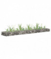 Gabion Raised Bed Galvanised Steel 180x30x10 cm