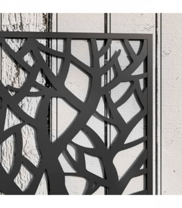 Outsunny Metal Raised Garden Bed with Trellis, Outdoor Elevated Planter Box