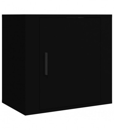 Wall-mounted Bedside Cabinets 2 pcs Black 50x30x47 cm