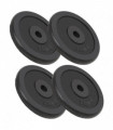 Weight Plates 4 pcs 4x7.5 kg Cast Iron