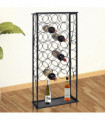 Wine Rack for 28 Bottles Metal