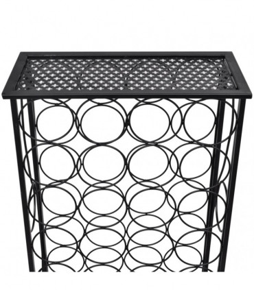 Wine Rack for 28 Bottles Metal