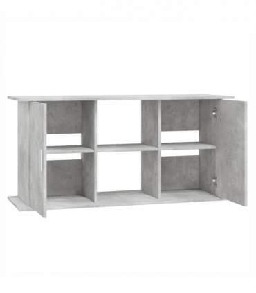 vidaXL Aquarium Stand Concrete Grey 121x41x58 cm Engineered Wood