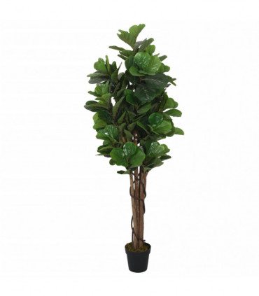vidaXL Artificial Fiddle Leaf Fig Tree 96 Leaves 80 cm Green