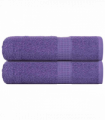 vidaXL Bath Towels 2 pcs Purple 100x150 cm 360 gsm 100% Cotton