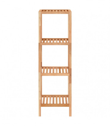 vidaXL Bathroom Shelf 36x36x112 cm Solid Wood Walnut