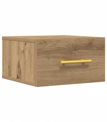 vidaXL Bedside Cabinet Artisan oak 35 x 35 x 20 cm Engineered Wood