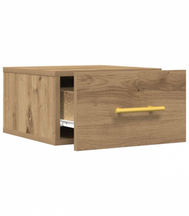 vidaXL Bedside Cabinet Artisan oak 35 x 35 x 20 cm Engineered Wood