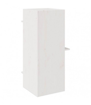 vidaXL Cat House White 43x43x90 cm Solid Wood Pine